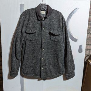 EUC Marine Layer Button Down Jacket / Shacket Men's L large grey & black